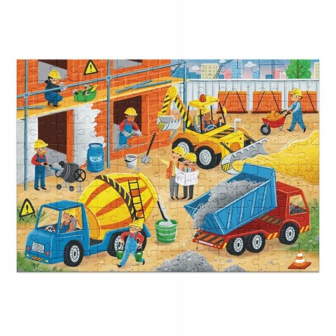 Puzzle Edukacyjne Dodo Zawody Budowniczy 150 elementów Plac Budowy
