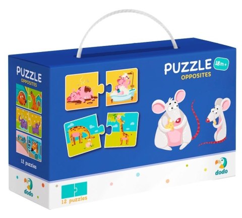 Puzzle do Pary Dodo Duo Przeciwieństwa 12 Układanek