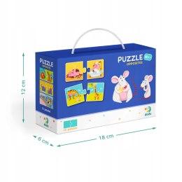 Puzzle do Pary Dodo Duo Przeciwieństwa 12 Układanek