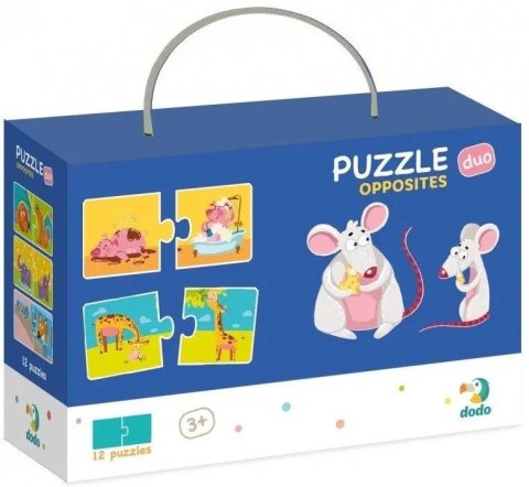 Puzzle do Pary Dodo Duo Przeciwieństwa 12 Układanek