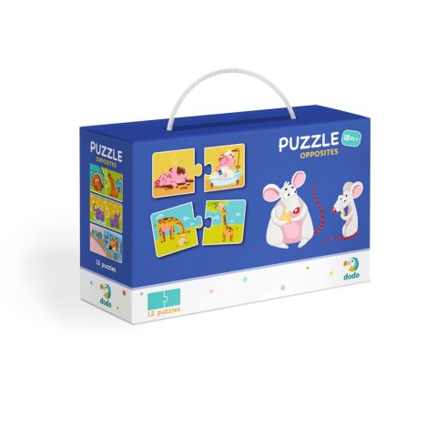 Puzzle do Pary Dodo Duo Przeciwieństwa 12 Układanek