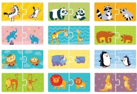 Puzzle do Pary Dodo Toys Mamy i dzieci 12x2 elementy