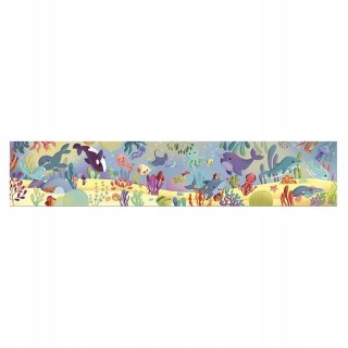 Puzzle w walizce Morskie stworzenia 36 elementów dla dzieci 4 lata+ Janod