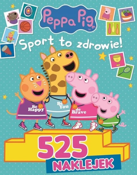 Świnaka Peppa Sport to zdrowie! 525 Naklejek