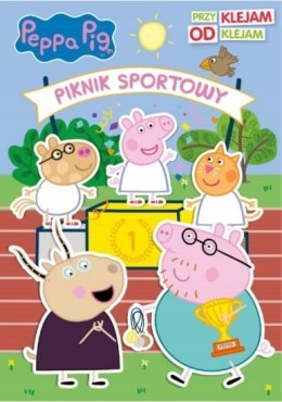 Świnka Peppa Przyklejam Odklejam Piknik Sportowy
