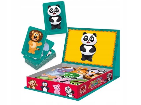 Układanka magnetyczna Zabawne zwierzęta w Zoo Roter Kafer Dla dzieci