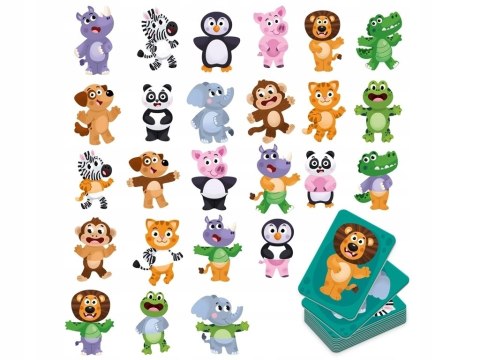 Układanka magnetyczna Zabawne zwierzęta w Zoo Roter Kafer Dla dzieci