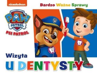 Wizyta u dentysty Bardzo Ważne Sprawy Psi Patrol Książka Książeczka