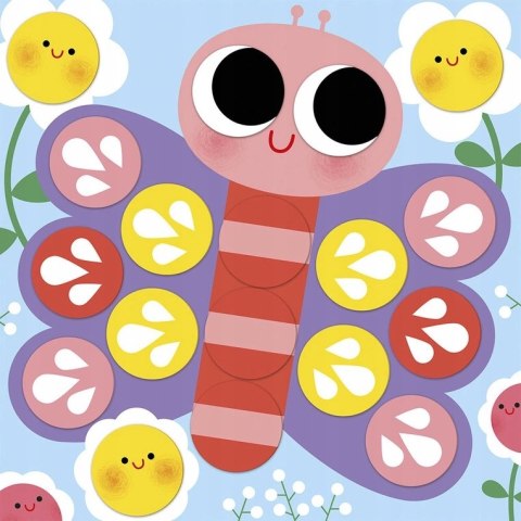 Zestaw kreatywny Okrągłe naklejki My arts & crafts dla dzieci 2+, Janod