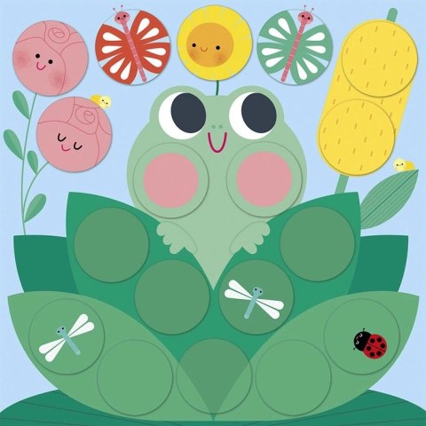 Zestaw kreatywny Okrągłe naklejki My arts & crafts dla dzieci 2+, Janod