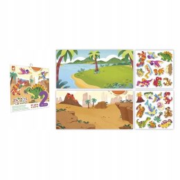 Zestaw kreatywny Okrągłe naklejki My arts & crafts dla dzieci 2+, Janod