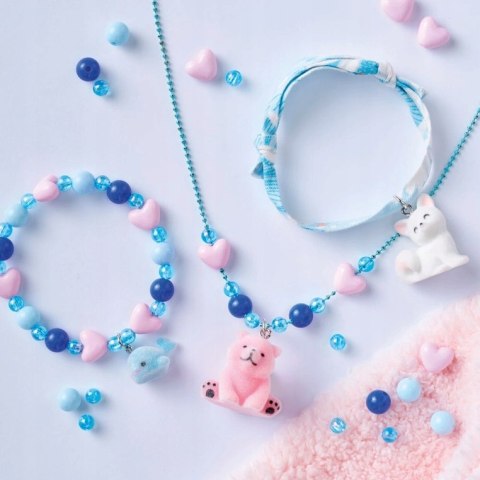 Zestaw kreatywny do tworzenia biżuterii Małe zwierzątka dla dzieci 6+ Janod