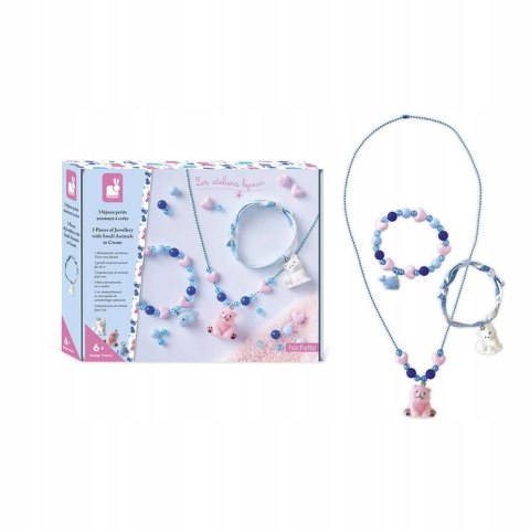 Zestaw kreatywny do tworzenia biżuterii Małe zwierzątka dla dzieci 6+ Janod