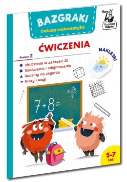 Bazgraki ćwiczą matematykę Poziom 2 Kapitan Nauka 5-7 lat