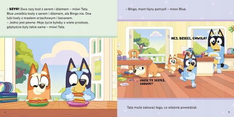 Bluey Mini-Blue Moja czytanka Książeczka Harperkids Bajka
