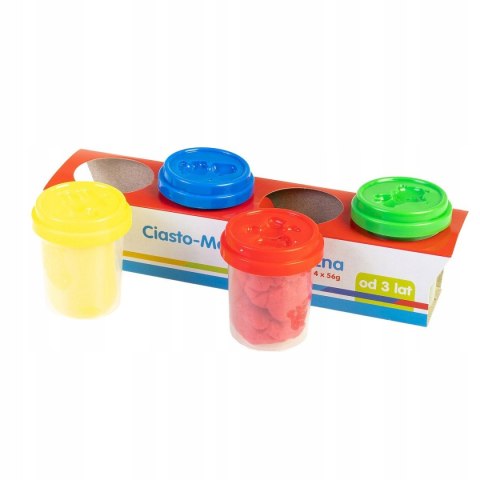 Ciasto-masa plastyczna Smily Play 4 szt Ciastolina