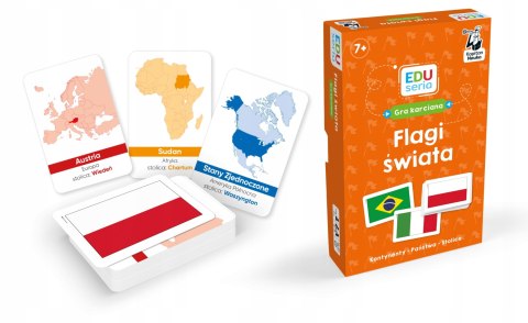 EDUseria Flagi świata Gra karciana Kapitan Nauka