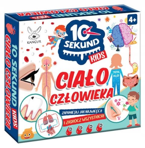 Gra planszowa 10 Sekund Kids Ciało Człowieka Kangur 4+