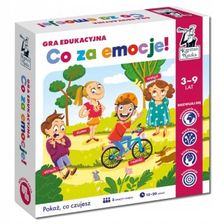 Gra planszowa Co za emocje! Gra edukacyjna Kapitan Nauka