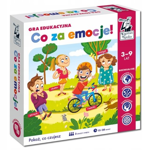 Gra planszowa Co za emocje! Gra edukacyjna Kapitan Nauka