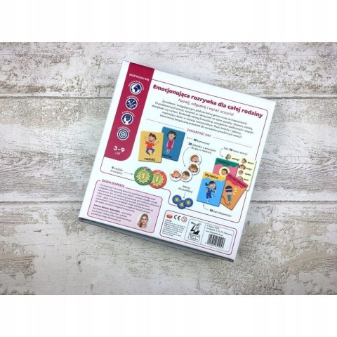 Gra planszowa Co za emocje! Gra edukacyjna Kapitan Nauka