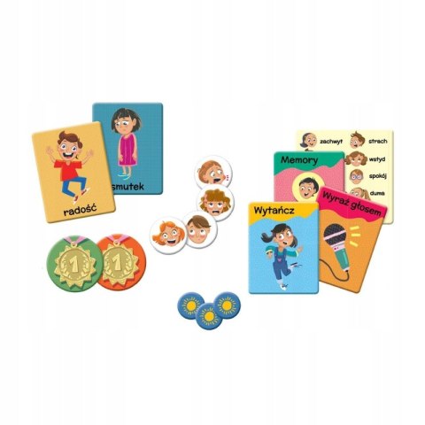 Gra planszowa Co za emocje! Gra edukacyjna Kapitan Nauka