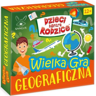 Gra planszowa Dzieci kontra Rodzice Wielka gra geograficzna Kangur 12+