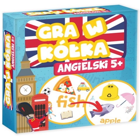 Gra planszowa Gra w Kółka Angielski 5+ Kangur