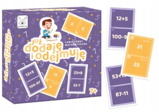 Gra planszowa Kangur Już dodaję i odejmuję 7+ łamigłówki matematyczne