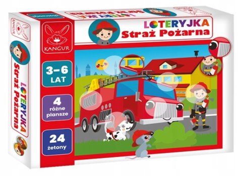 Gra planszowa Loteryjka Straż Pożarna Kangur 3-6 lat
