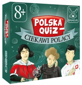 Gra planszowa Polska Quiz Ciekawi Polacy Kangur 8+