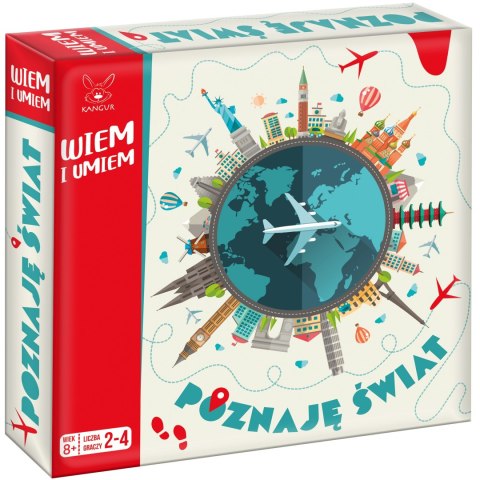 Gra planszowa Wiem i Umiem Poznaję Świat Kangur 8+