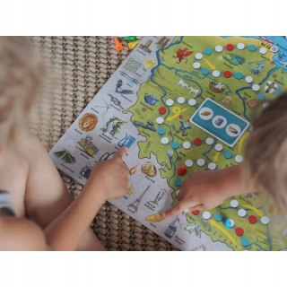 Gra planszowa edukacyjna Polska Kapitan Nauka 5+