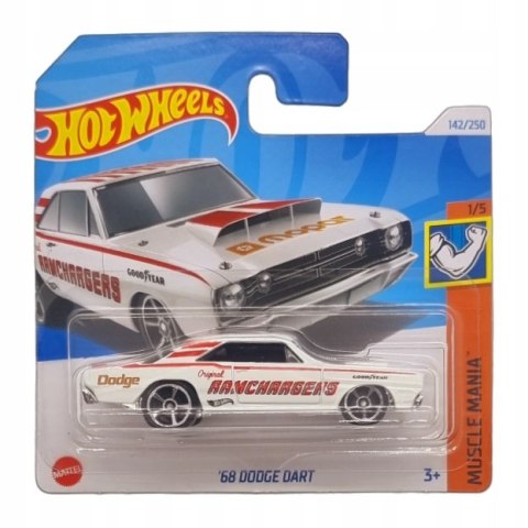 Hot Wheels '68 Dodge Dart Mopar Ramchargers HTC57 Muscle Mania