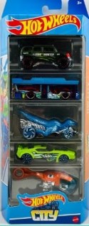 Hot Wheels Małe samochodziki 5-pak HLY76 City