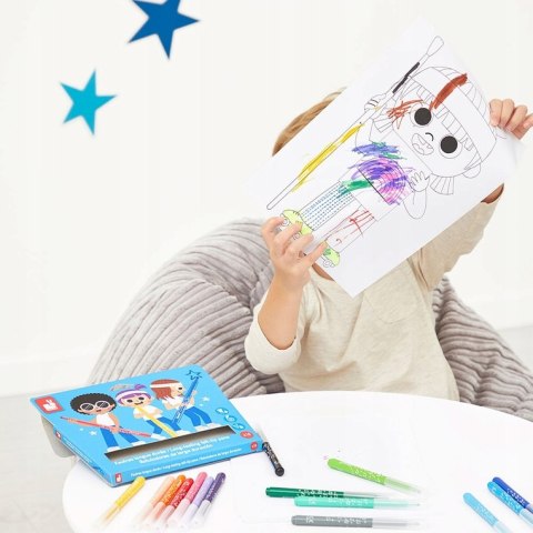 Janod Flamastry pisaki z filcową końcówką 18 kolorów 3+ Janod J07407