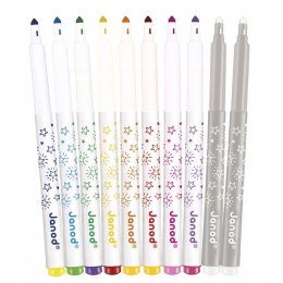 Janod Magiczne flamastry zmieniające kolor 10 kolorów 3+ J07413 Mazaki