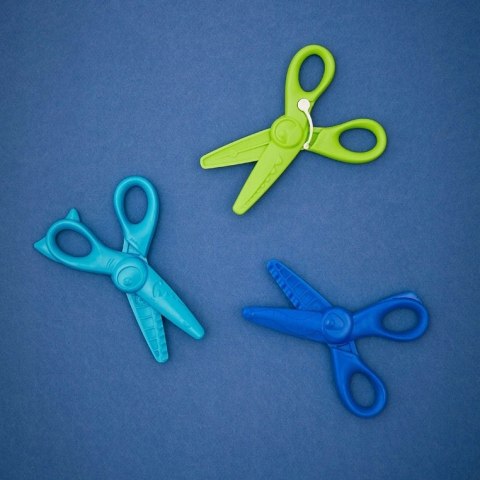 Janod Pierwsze nożyczki kreatywne do wycinania wzorów 3szt. 3+ J07405