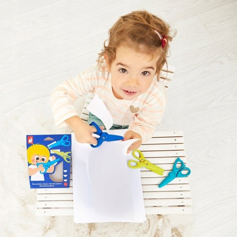 Janod Pierwsze nożyczki kreatywne do wycinania wzorów 3szt. 3+ J07405