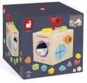 Janod drewniana kostka sensoryczna 18m+ J05307