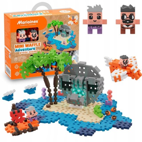 Klocki Mini Waffle Marioinex Wyspa skarbów 148 el.