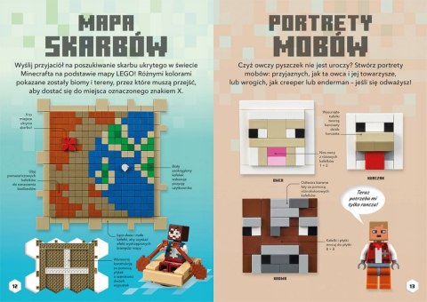 Lego Minecraft Księga pomysłów Harperkids 39 klocków