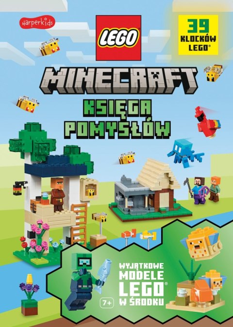 Lego Minecraft Księga pomysłów Harperkids 39 klocków