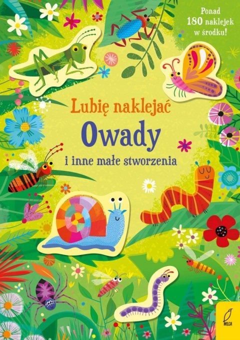 Lubię naklejać. Owady i inne małe stworzenia Wilga Naklejki