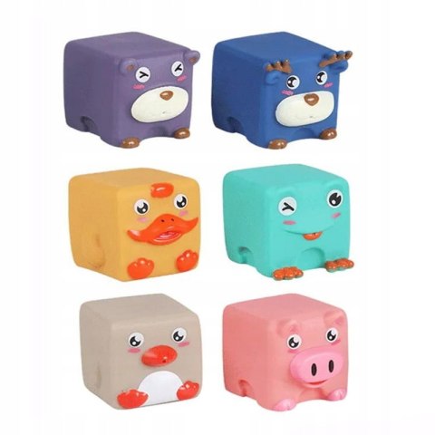 Miękkie klocki sensoryczne 6 elementów Smily Play