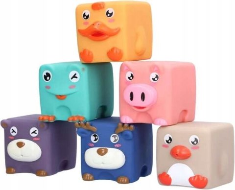 Miękkie klocki sensoryczne 6 elementów Smily Play