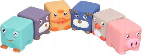 Miękkie klocki sensoryczne 6 elementów Smily Play