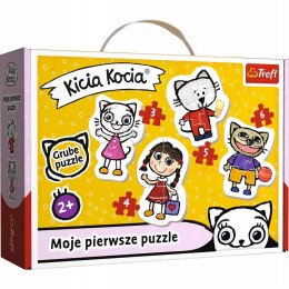 Moje Pierwsze Puzzle Kicia Kocia Trefl Baby 2+