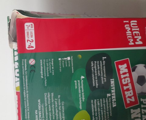 OUTLET Gra planszowa Kangur Mistrz Piłki Nożnej Wiem i Umiem Piłka Nożna 7+