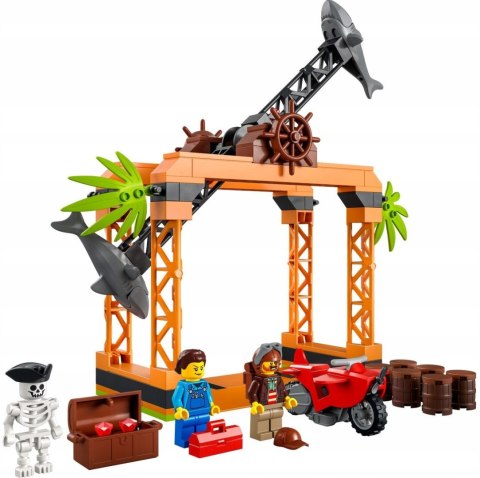 OUTLET Lego 60342 City Wyzwanie kaskaderskie: atak rekina
